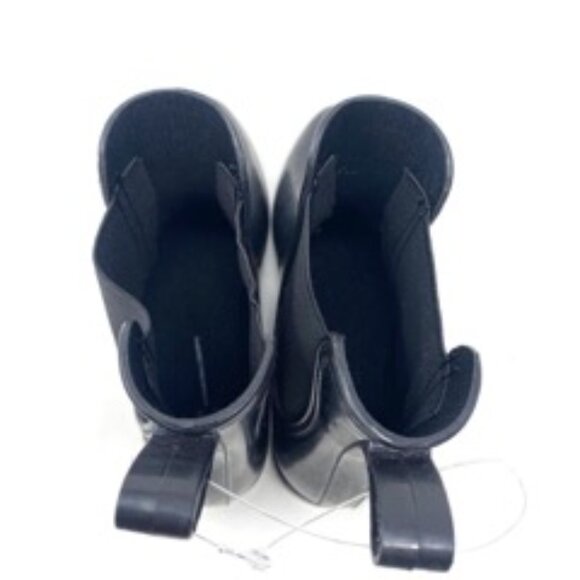 INC International Concepts Raelynn Ankle Boots Glossy Black Rain Boot Size 5 - Picture 9 of 10